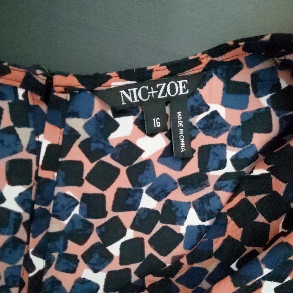 Nic & Zoe Leopard Print Sleeveless Dress - Picture 11 of 12